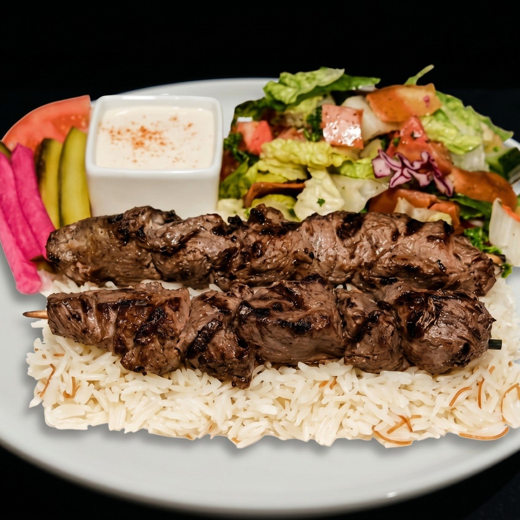 Mix Kabob Dinner.
