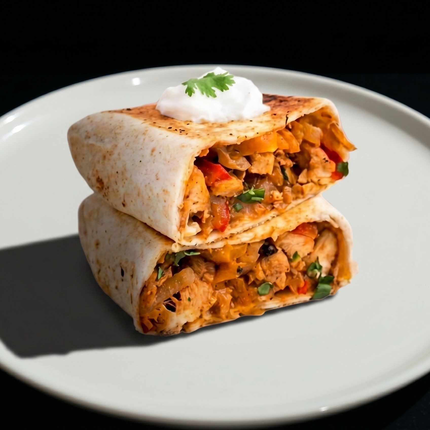 Chicken Fajita Wrap.