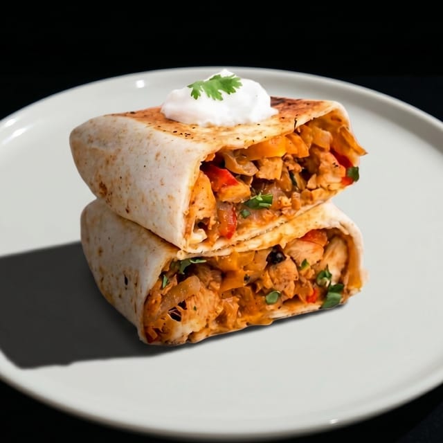 Chicken Fajita Wrap.
