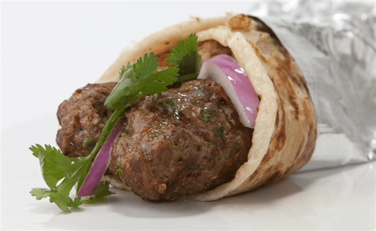 Kafta Kabob Beef Wrap