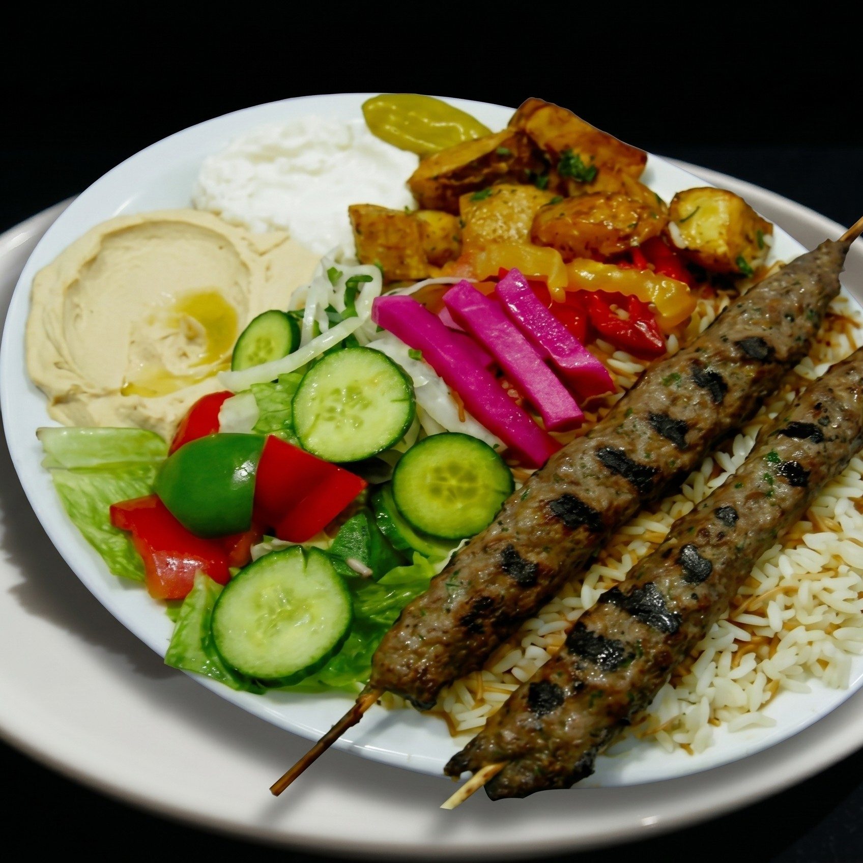 Kafta Beef Dinner.