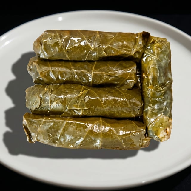 Stuffed Grape Leaves.