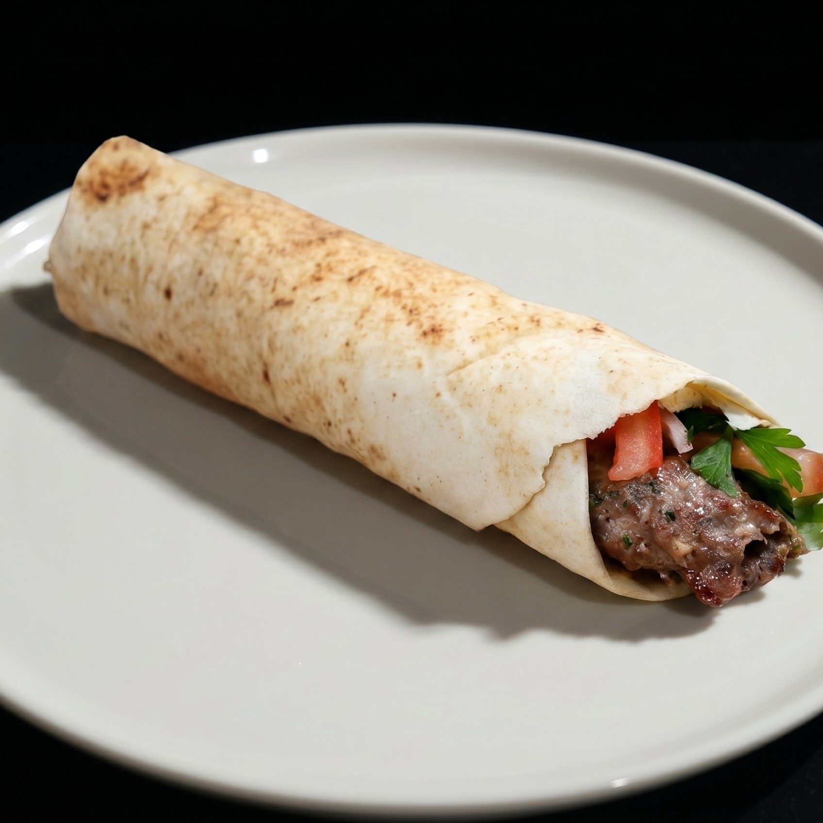 Kafta Kabob Chicken Wrap.