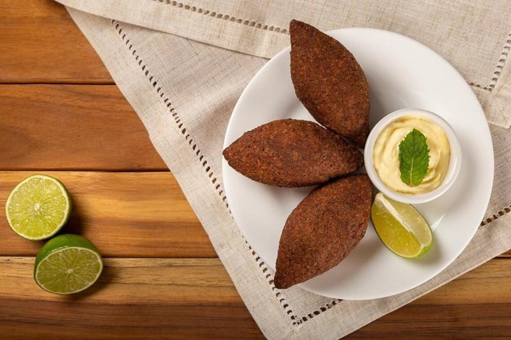 Fried Kibbeh Balls.