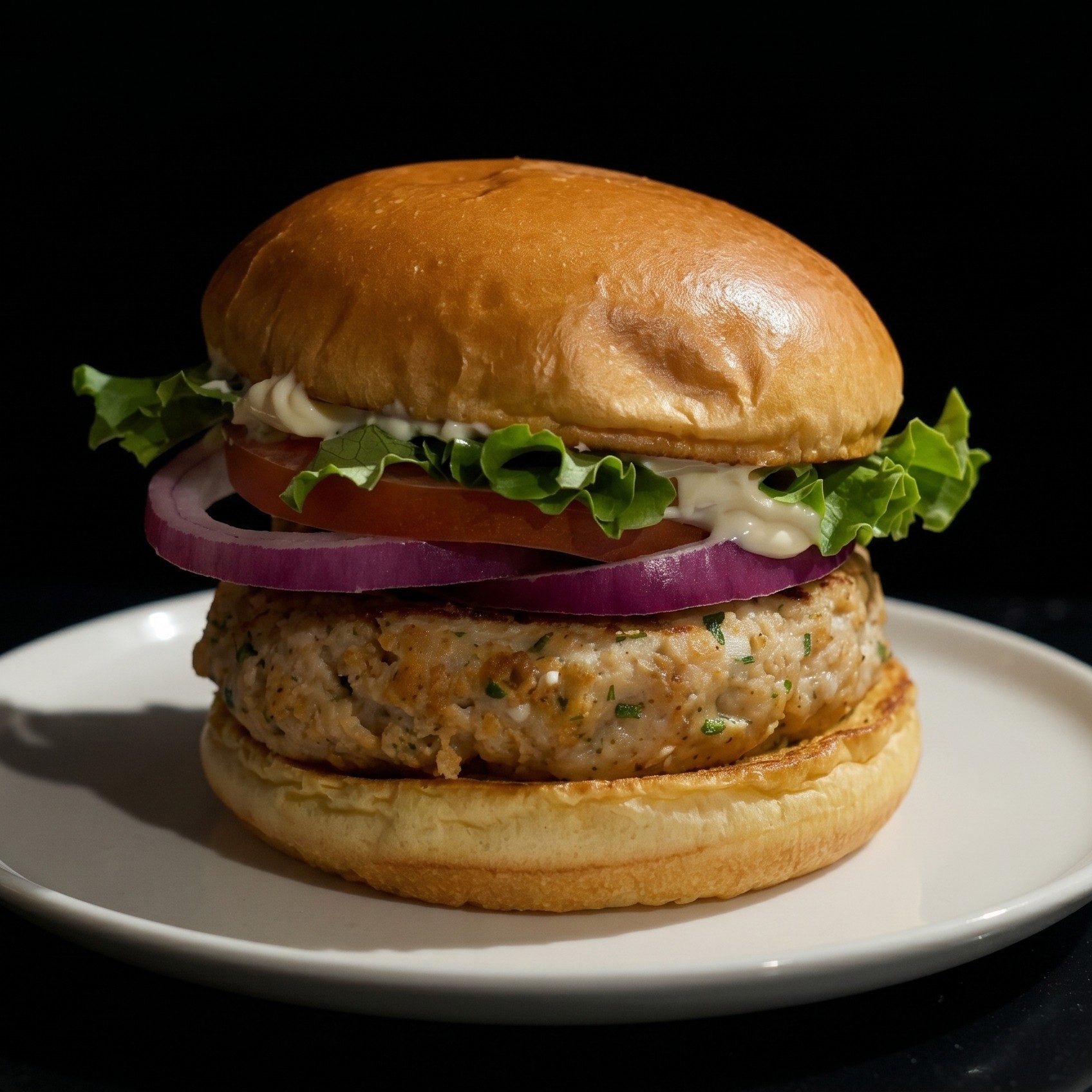 Kafta Chicken Burger.